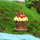 Mini maison de gâteau miniature en résine MIMO-PW0001-201I-1