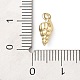 真鍮製ペンダント  海洋動物の魅力  ゴールドカラー  巻き貝  12x5x4.5mm  穴：1.2mm KK-H450-01G-G-3
