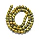 Brins de perles de réalgar naturel G-K245-A06-02-2
