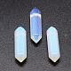 Perles d'opalite à facettes X-G-K001-35mm-01-1