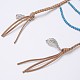Synthetic Turquoise Tiered Necklaces NJEW-JN02124-01-3