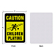 Panneaux d'avertissement en aluminium protégés contre les uv et imperméables globleland AJEW-GL0001-01A-01-2