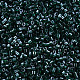 ガラスシリンダービーズ  シードビーズ  透明色光沢  丸い穴  濃い緑  1.5~2x1~2mm  穴：0.8mm  約8000個/袋  約1ポンド/バッグ SEED-S047-G-008-3