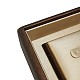 レザーリングが表示されます  合板で  長方形  淡い茶色  249x200x45mm RDIS-C001-5-4