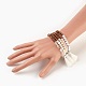 Bracelets de perles de pierres naturelles BJEW-JB03963-3