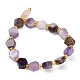 Natürlichen Amethyst Perlen Stränge&nbsp;G-F833-B08-01-5
