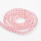 Chapelets de perles en verre transparent X-GLAA-G013-10mm-87-2