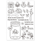 GLOBLELAND Insects Silicone Clear Stamps Transparent Stamps for Birthday Easter Holiday Cards Making DIY Scrapbooking Photo Album Decoration Paper Craft DIY-WH0167-56-642-8