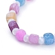 Bracelets de perles de nylon tressés réglables BJEW-JB05213-03-3