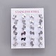 304 Stainless Steel Puppy Stud Earrings EJEW-F227-05P-3