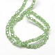 1 Strand Imitation Jade Electroplate Glass Beads Strands X-EGLA-F001-G02-2