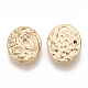 Brass Micro Pave Cubic Zirconia Charms KK-T050-20G-NF-2