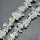 Classiche collane di perline di cristallo naturale di quarzo NJEW-L064-18-2