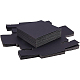 Benecreat20パッククラフト紙引き出しボックスフェスティバルギフトラッピングボックスソープジュエリーキャンディー除草パーティーはギフトパッケージボックスを支持します-黒（外側のサイズ  5x4.25x1.65