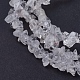 Quartz Crystal Chips Beads Strands X-G-D283-3x5-2-3