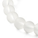 Ensemble de bracelets extensibles en perles de cristal de quartz synthétique et perles de pierre noire synthétique pour cadeau femme fille BJEW-JB06792-11