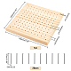 Ph pandahall деревянная блокировочная доска для вязания AJEW-PH0007-12-2