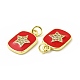 Латунные микро проложить кубического циркония подвески KK-E068-VB444-2-3