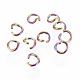 Placcatura ionica (ip) 304 anelli di salto aperti in acciaio inossidabile STAS-E475-01A-2