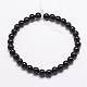 Natural Black Onyx Beads Strands G-A163-05-6mm-2