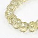 Crystal Glass Rondelle Beads Strands GLAA-F015-A02-2