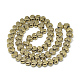 Electroplate Non-magnetic Synthetic Hematite Beads Strands G-T057-10G-2