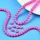 Chapelets de perle en pâte polymère manuel X-CLAY-N008-053-03-7