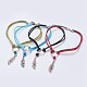 Alloy Linking Rings and Alloy Enamel Pendant Necklaces NJEW-JN02141-1