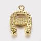 Long-Lasting Plated Brass Micro Pave Cubic Zirconia Enamel Charms ZIRC-L072-55G-2