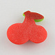 Scrapbook Embellishments Flatback Cute Cherry Plastic Resin Cabochons CRES-Q150-04-2