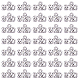 SUNNYCLUE 1 Box 150pcs 2020 Symbol Year Charms Bulk Numeral Charms Pendants Graduation Craft Supplies for Jewelry Making Findings PALLOY-SC0002-14AS-1