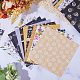 24 Uds. 12 estilos de almohadillas de papel para álbum de recortes SCRA-WH0001-04C-4