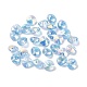 Placcare perle di vetro trasparenti EGLA-Z002-AB09-1