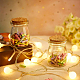 Benecreat 10 paquete de tarros de vidrio para bodas con tapas de corcho CON-BC0004-69-5