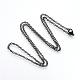 Fabricación de collar de cadenas de cable de latón de electroforesis MAK-R019-01-1