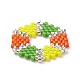3pcs 3 couleurs perles de rocaille japonaises faites à la main PALLOY-MZ00040-3