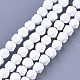 Vaporisez peints non-magnétiques synthétiques perles d'hématite brins G-T116-16-16-1