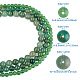 Yilisi 3 brins 3 brins de perles d'aventurine verte naturelle de style G-YS0001-07-3