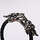 Rétro dragon de 304 inoxydable bracelets en acier BJEW-F210-22-2