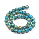 Chapelets de perles en turquoise synthétique X-TURQ-G832-04-4mm-2