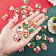 45Pcs 9 Styles Christmas Theme Opaque Resin Cabochons JX253A-3
