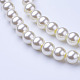 Chapelets de perles en verre nacré HY-10D-B02-2