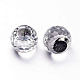 Faceted Round Glass Cabochons GGLA-L008A-22-1