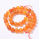 Dyed Natural Agate Round Bead Strands G-L377-38-10mm-2