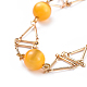 (vendita di fabbrica di feste di gioielli) bracciali con catena a maglie in ottone BJEW-JB04504-05-2