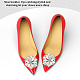 Pince à chaussures de mariage nuptiale DIY-WH0343-24-4