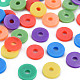 Cuentas de arcilla polimérica hechas a mano de 7 colores CLAY-N011-032-31-1
