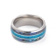 304 кольцо-манжета из нержавеющей стали paua для женщин RJEW-M014-01P-B-2