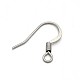304 Stainless Steel French Earring Hooks STAS-N075-06-1