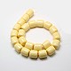 Imitation Amber Resin Barrel Beads Strands for Buddhist Jewelry Making RESI-A009B-A-04-2
